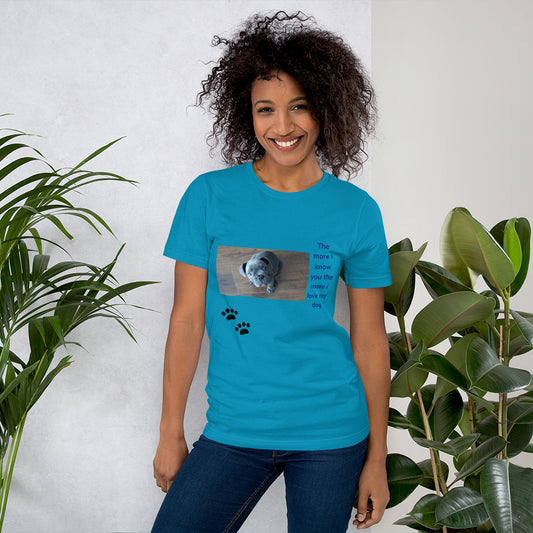 Unisex t-shirt pet lover