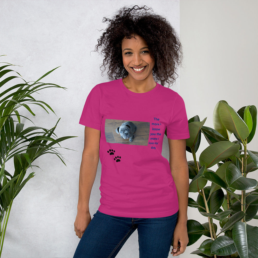 Unisex t-shirt pet lover